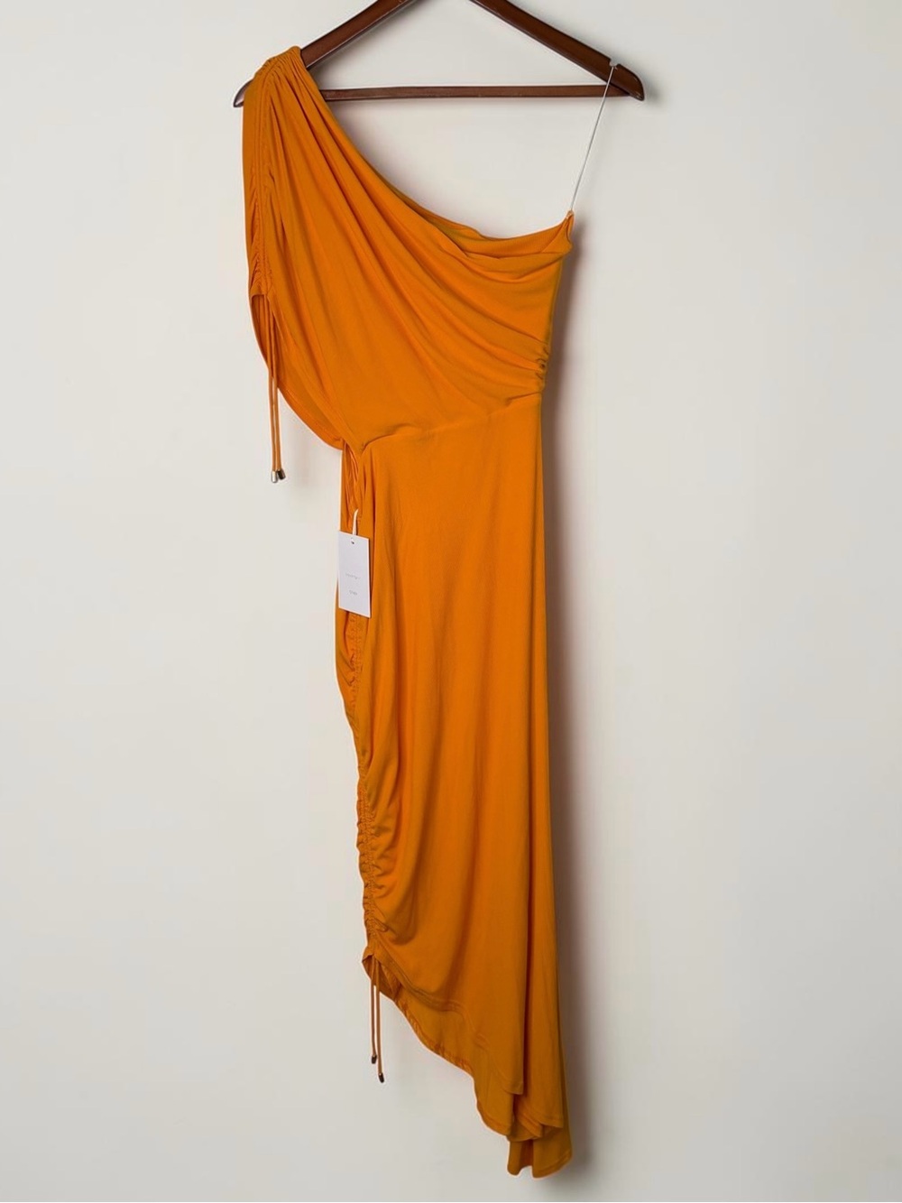 NWT Significant Other Cindy Dress Marigold One Shoulder Cutout Dress US 6 - Picture 6 of 13